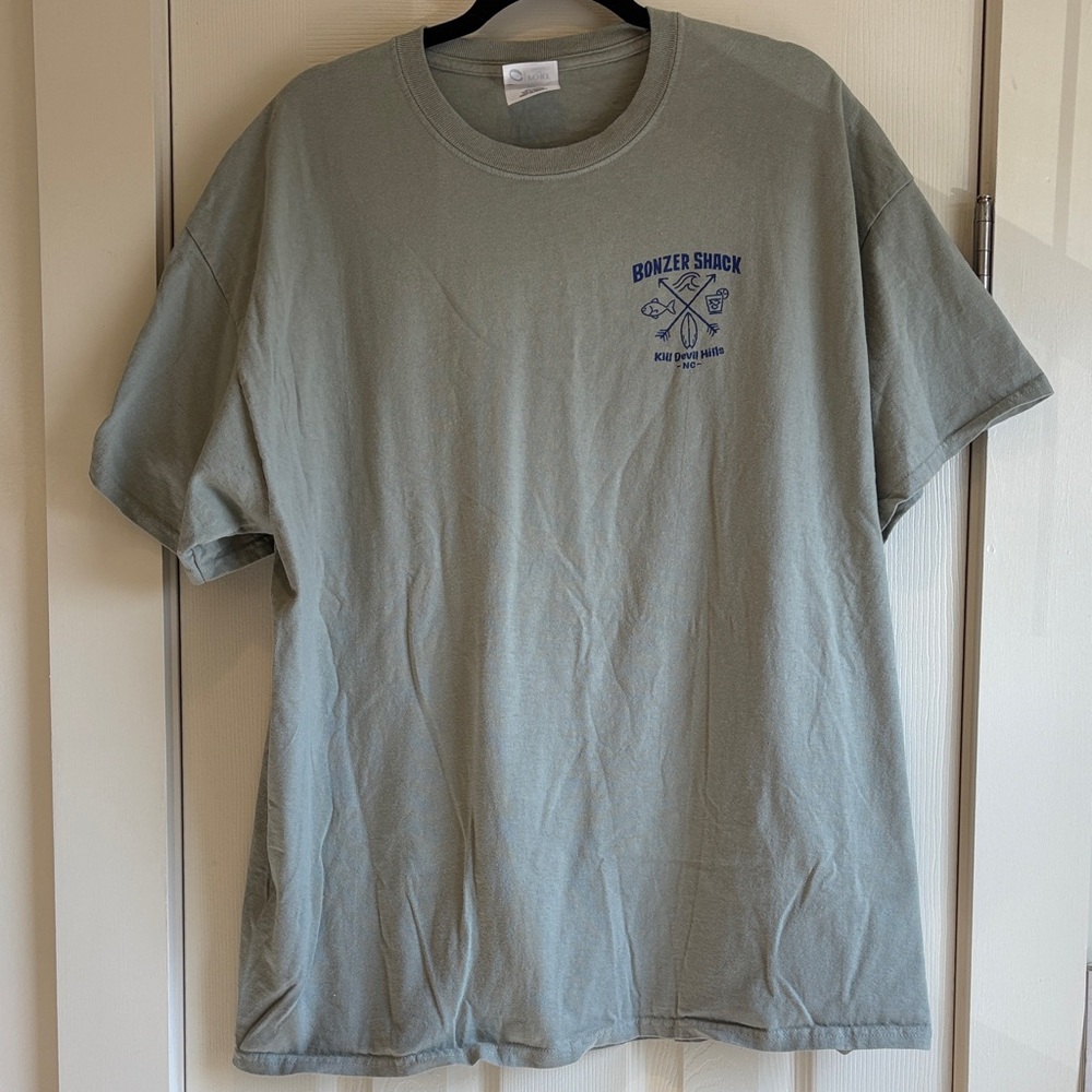 Port & Co | Green OBX Outer Banks T-Shirt Bonzers Shack Size 2XL 100% Cotton